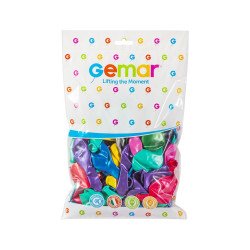 METALİK KARIŞIK  BALON KOLİ İÇİ 50 PK