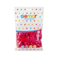 METALİK BALON KIRMIZI RENK KOLİ İÇİ 50 PK