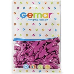 METALİK BALON KOYU PEMBE FUCHİA KOLİ İÇİ 50 PK