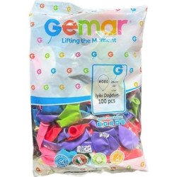 DOĞUM GÜNÜ BALON GEMAR KOLİ 100 PK