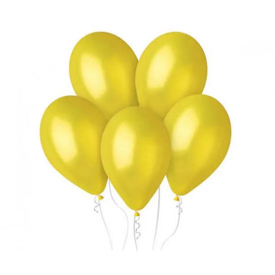 METALİK BALON SARI RENK KOLİ İÇİ 50 PK METALİK BALON SARI RENK KOLİ İÇİ 50 PK
