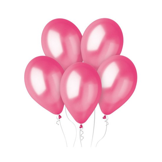 METALİK BALON KOYU PEMBE FUCHİA KOLİ İÇİ 50 PK METALİK BALON KOYU PEMBE FUCHİA KOLİ İÇİ 50 PK