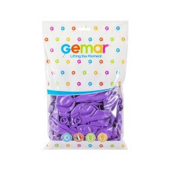 İÇ MEKAN BALON LİLA RENK KOLİ İÇİ 100 PK