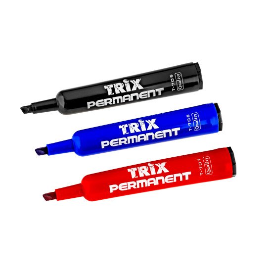 TRİX KESİK UÇLU KOLİ KALEMİ KIRMIZI 12/1200 TRİX KESİK UÇLU KOLİ KALEMİ KIRMIZI 12/1200