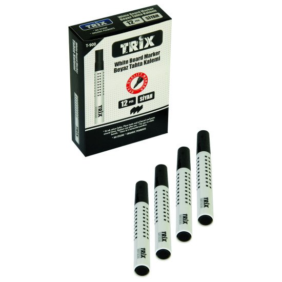 TRİX TAHTA KALEMİ SİYAH 12/1200 TRİX TAHTA KALEMİ SİYAH 12/1200