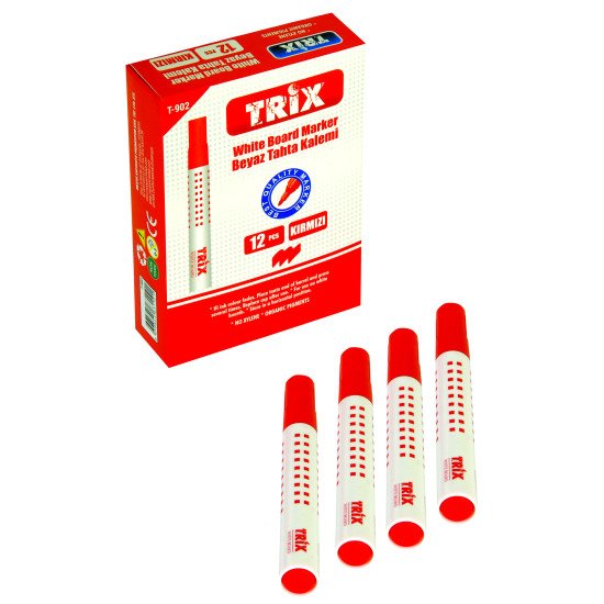 TRİX TAHTA KALEMİ KIRMIZI 12/1200 TRİX TAHTA KALEMİ KIRMIZI 12/1200