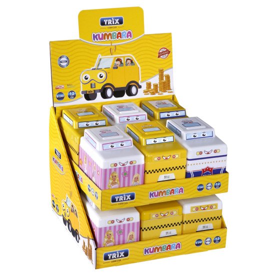 TRİX ARABA KUMBARA STANDLI 12/144