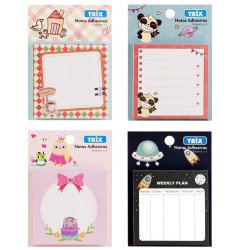 TRİX RENKLİ DESENLİ YAPIŞKANLI NOT KAĞIDI 12/576