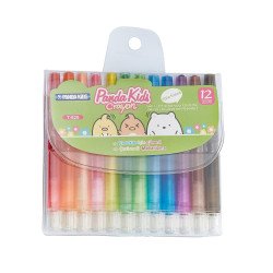 PANDA KİDS ÇEVİRMELİ MUM BOYA 12/144