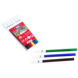 TRİX 6 LI KEÇELİ KALEM 24/480