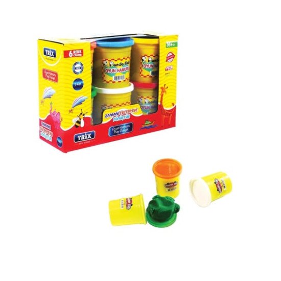 TRİX OYUN HAMURU 6 LI BÜYÜK BOY 1/24 TRİX OYUN HAMURU 6 LI BÜYÜK BOY 1/24