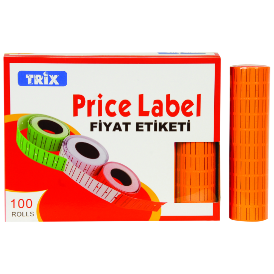 TRİX FİYAT ETİKETİ TURUNCU  10 LU FİYAT