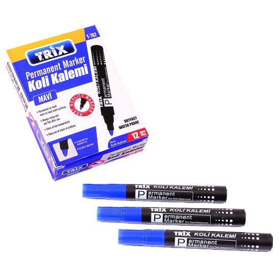 TRİX KOLİ KALEM MAVİ 12/1200 TRİX KOLİ KALEM MAVİ 12/1200